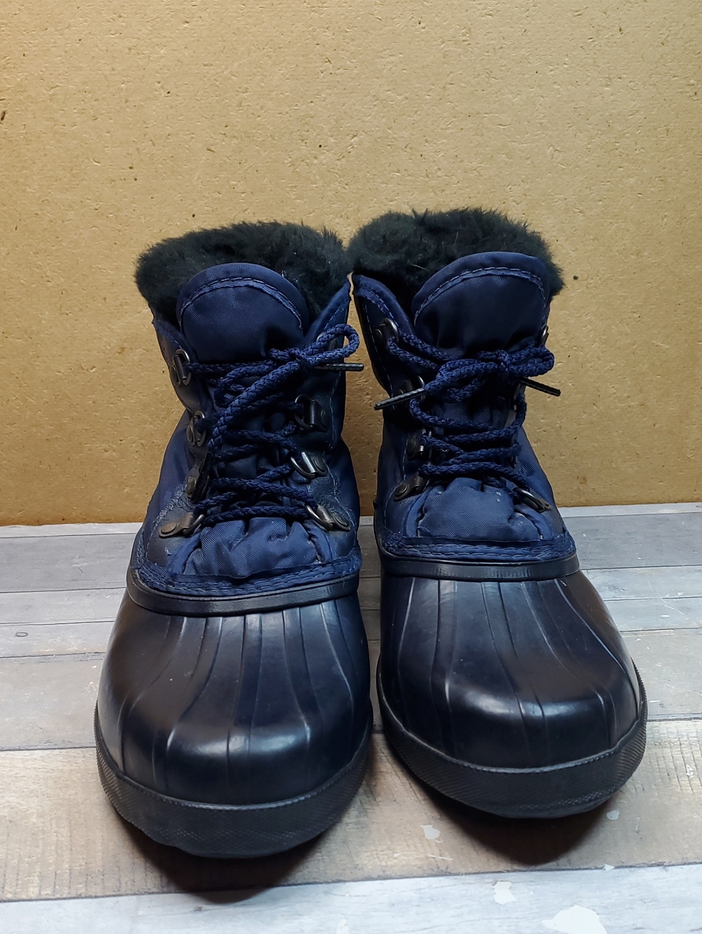 Sorel Women's Navy Blue Lined Waterproof Winter Boots Size 10